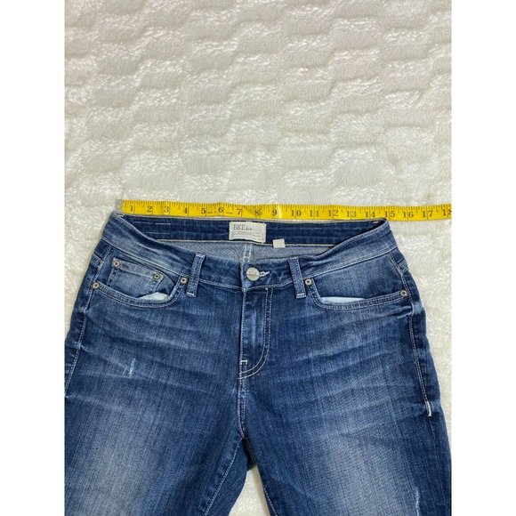 Women’s BKE Fr Buckle Harper Capri Jeans, Blue, 27 - Picture 6 of 12